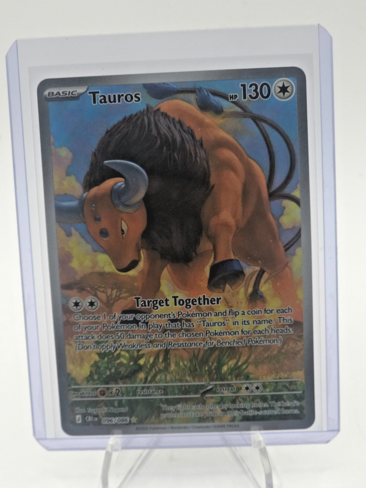 Tauros 096/086 Me04: Chaos Rising Holo