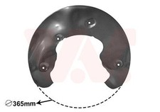 VAN WEZEL Spritzblech, Bremsscheibe 0327372 für AUDI