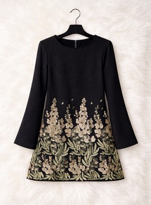 embroidered sequin dress by zara Zara EMBROIDERED SEQUIN BELTED DRESS at Mall of America in Bloomington, MN