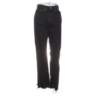 Weekday, Jeans, Größe: 26/30, Rowe Extra High Straight Jeans, Schwarz #rZH