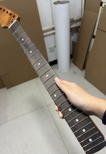 22Fret Left Hand Roasted Flame Maple Electric guitar Neck rosewood inlay