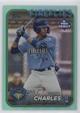 2024 Topps Pro Debut Aqua Foil 1/75 Austin Charles #PD-62 1d0h
