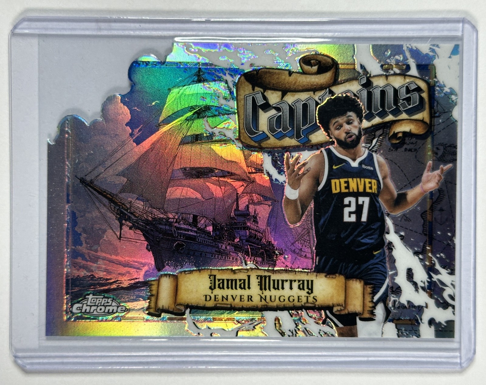 JAMAL MURRAY 2025-26 TOPPS CHROME UPDATE #SC-5 CAPTAINS SP NUGGETS B