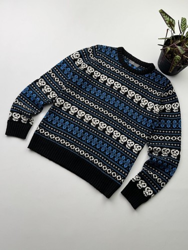 Alexander McQueen Vintage Strickpullover Herren Gr. S
