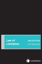 Law of Limitation 2nd Edition by G.E. Dal Pon...