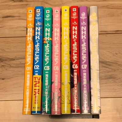 Welcome to the NHK Vol.1-8 Complete Set Japanese Manga Comics Kenji Oiwa