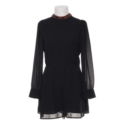 Zara Basic, Jumpsuit, Größe: M, Schwarz, Polyester, Einfarbig, Damen #nrO