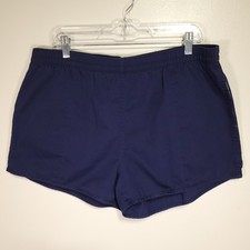 Vintage 80s Lands' End Men's L Navy Blue Shorts 37.5" x 3" Inseam Made in Japan