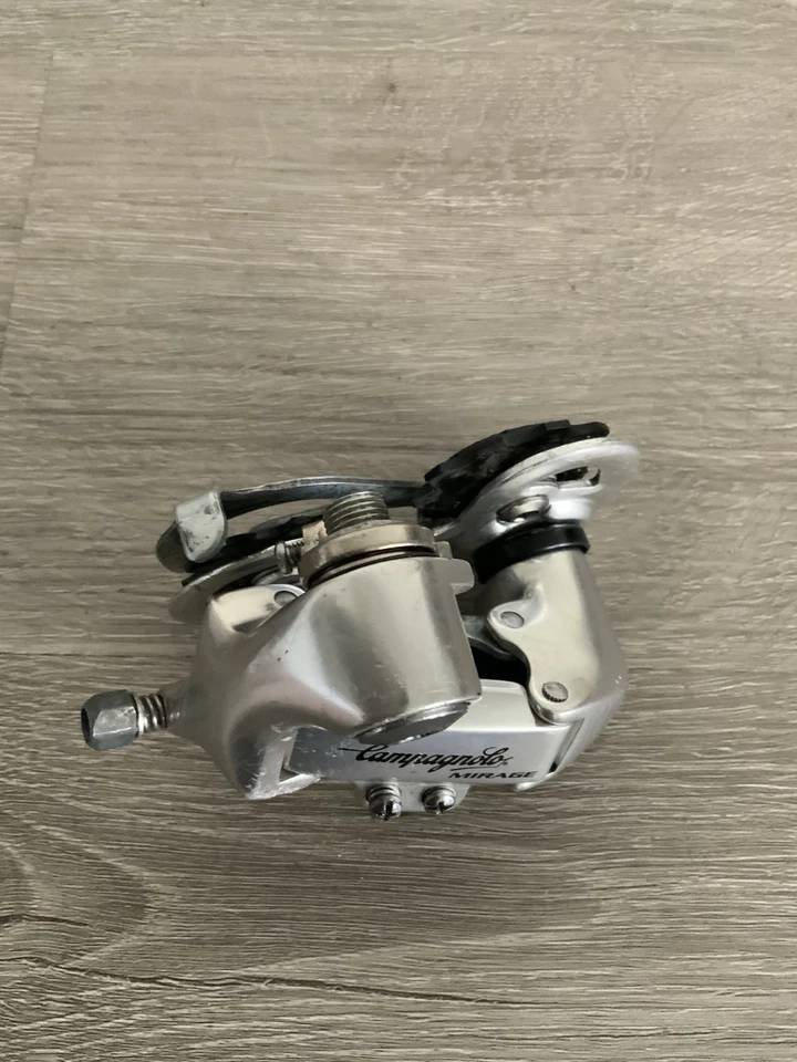 DESVIADOR TRASERO CAMPAGNOLO MIRAGE JAULA CORTA 7, 8 O 9 VELOCIDADES PARA PIEZAS RESORTE BR Foto 3 de 4