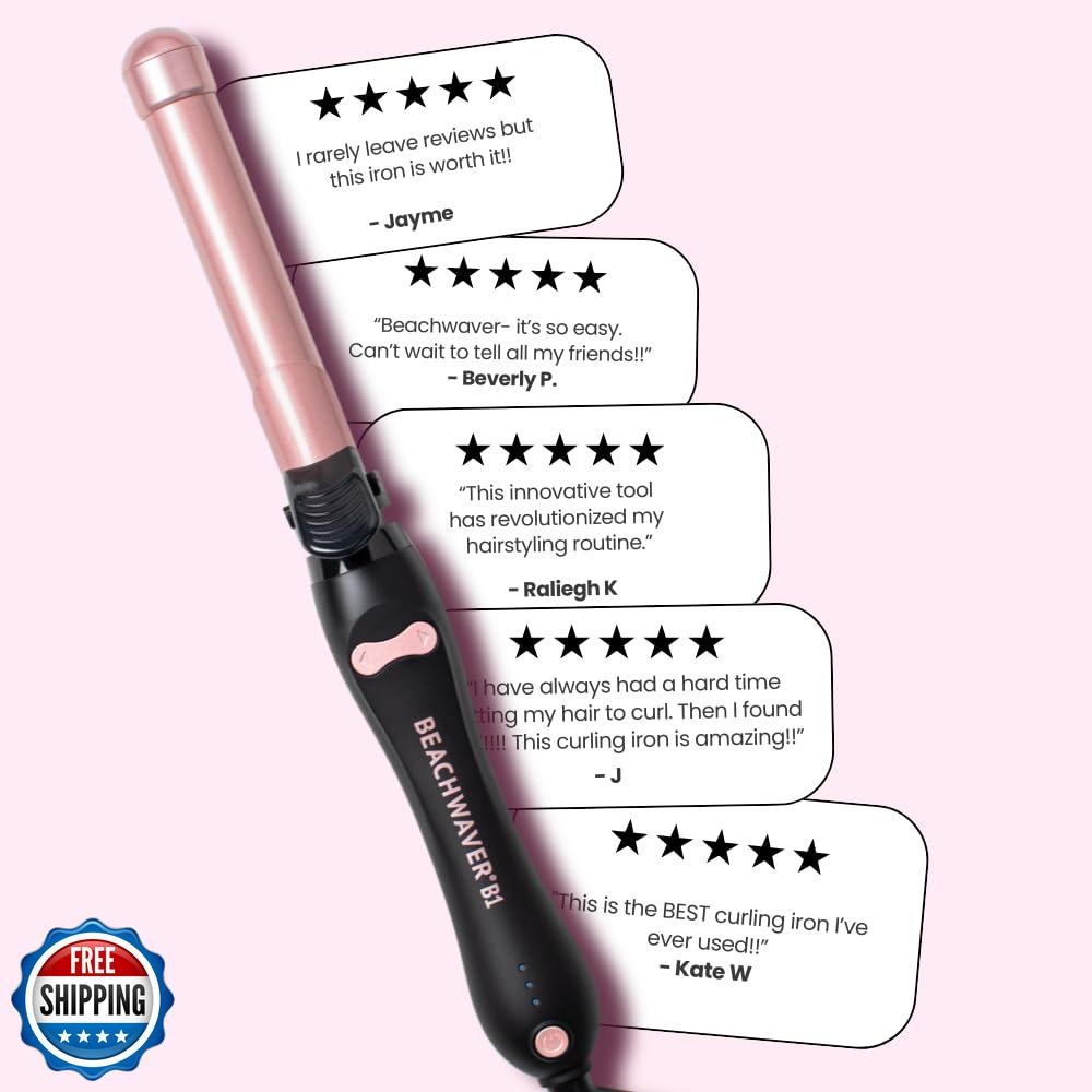 The Beachwaver Co. Beachwaver B1 Rotating Curling Iron - Ocean Ombre (Neon Co