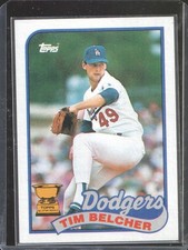 1989 Topps - Tim Belcher #456 - Los Angeles Dodgers