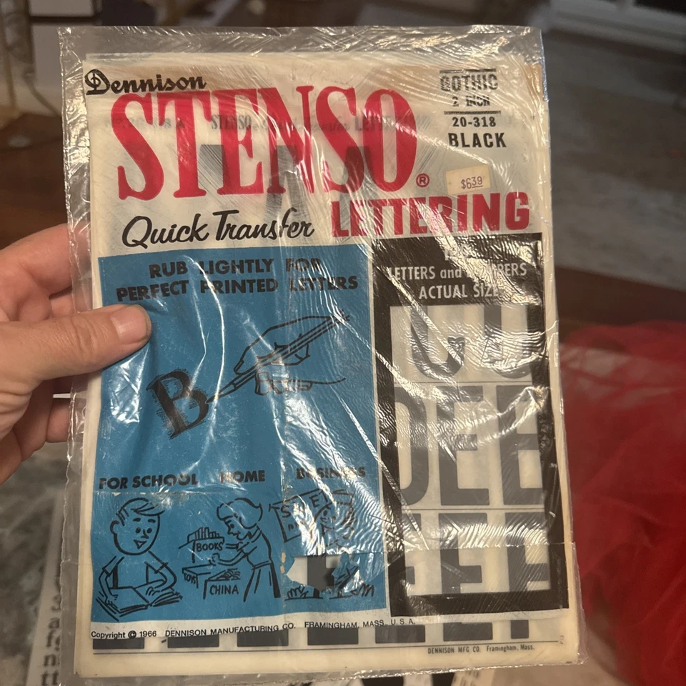 kits de transferencia y plantillas de letras vintage de las marcas Prestype y Stenso Foto 4 de 4