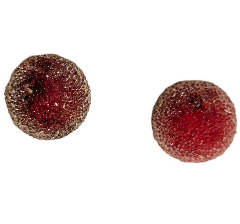 75 Beaded Sugar Faux Cranberries