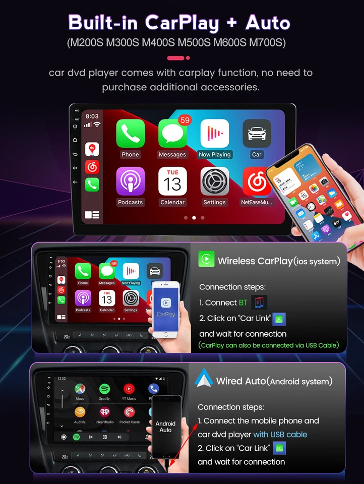 for Mercedes Benz Vito Sprinter 9" Stereo CarPlay GPS Sat Navi BT 4 Core 2+32G - Image 3 of 4