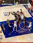 New ListingNY KNICKS LANDRY SHAMET 2026 NBA FINALS SIGNED AUTO 11x14 PHOTO JSA WITNESS