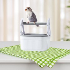 Parrot Play Stand Toy Portable Multifunction Removable Desktop Compact Bird