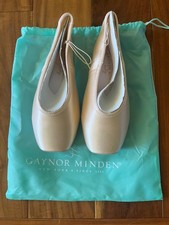 Gaynor Minden Classic Fit Pointe Shoes LCL-7.5W4FDH 7.5 Wide 4 Box Feather Shank