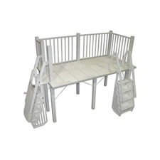 RD-T Above Ground Pool Side Deck System 5' x 10' Vinyl Works Of Canada