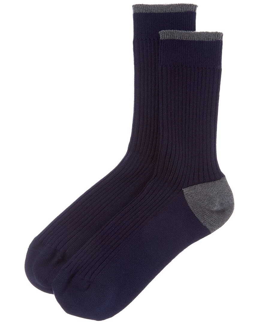 Brunello Cucinelli Sock Men's Navy L