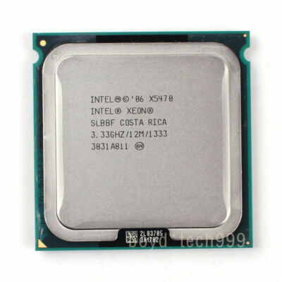 Intel Xeon X5470 Quad-Core CPU Processor 3.33 GHz 1333 MHz LGA 771/Socket J