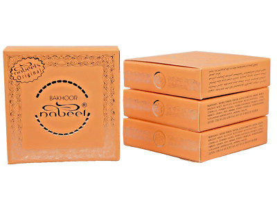 Nabeel Touch Me Bukhoor Raumduft Bakhoor Räucherwerk Aroma 40g je 4er Pack