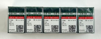 Groz-Beckert Sewing Machine Needles Size 100/16 FFG-Point 100-Pack Set of 5
