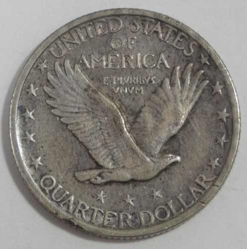 Cuarto de dólar Standing Liberty 1923 XF plata 25c - Imagen 4 de 4
