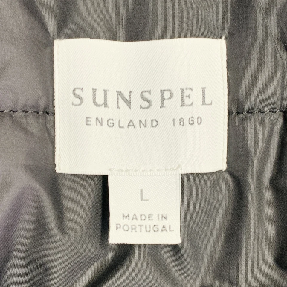 SUNSPEL Size L Grey Charcoal Wool Button Up Coat - Image 4 of 4