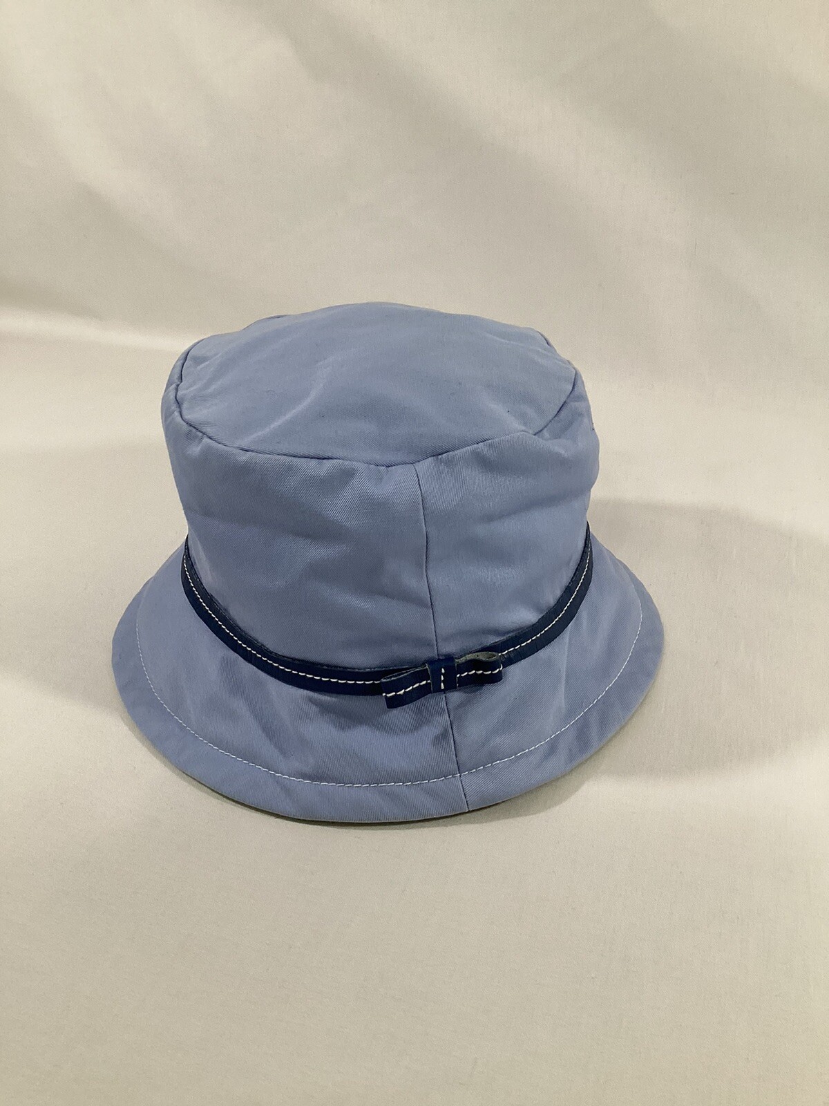 Coach Baby Blue Bucket Hat Cap Signature Logo Size P/… Gem