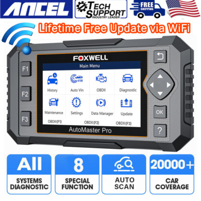 WiFi Update FXOWELL NT624 Elite OBD2 Scanner All System Diagnostic Code Reader 