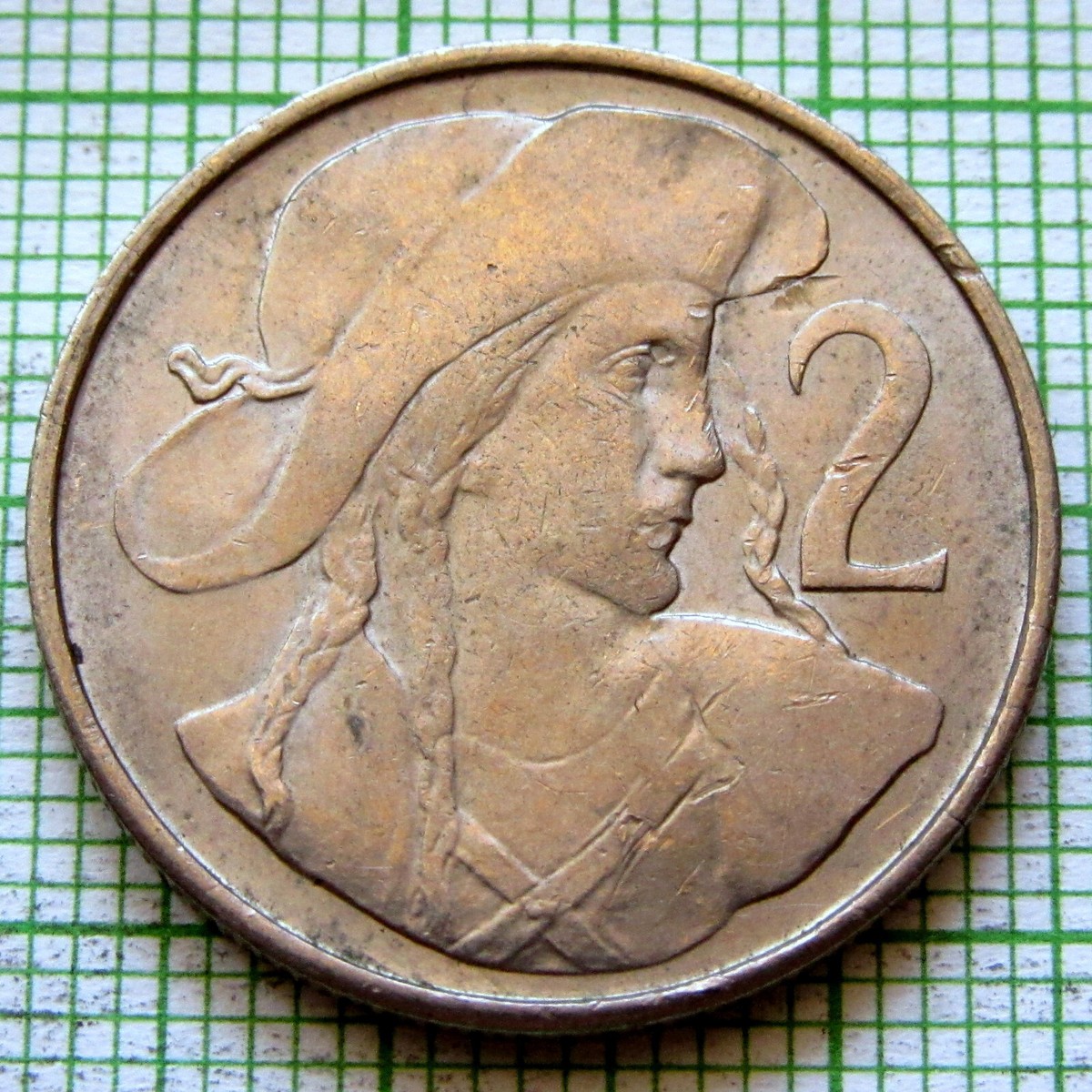 CZECHOSLOVAKIA 1948 2 KORUNY, JURAJ JANOSIK - Legendary Highwayman