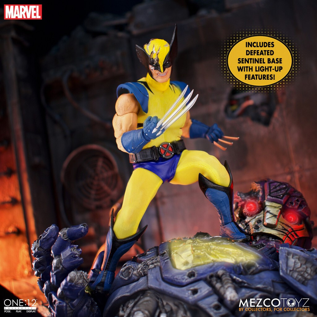 MARVEL Wolverine ONE:12 MEZCO フィギュア ONE12 COLLECTIVE X-MEN WOLVERINE DELUXE STEEL BOX 1/12 Action