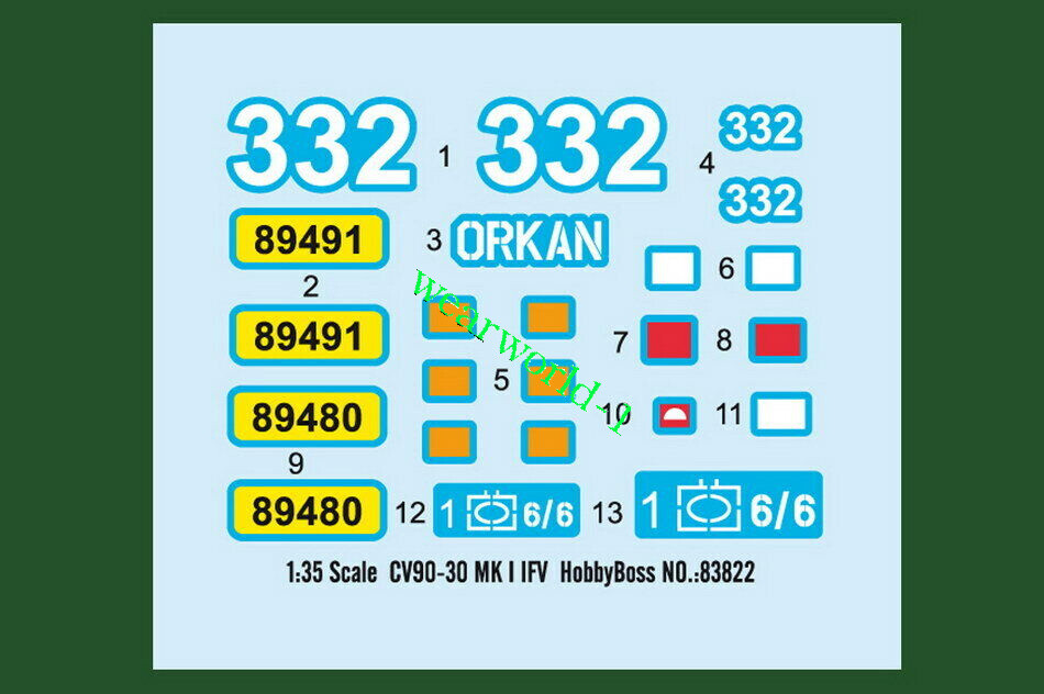 HobbyBoss Model kit #83822 1/35 Swedish CV90-30 MK I IFV | eBay