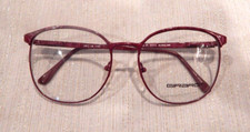 Vintage P3 GIRARD 6772 Burgundy Marble 56/18 Eyeglass Frame NOS 218