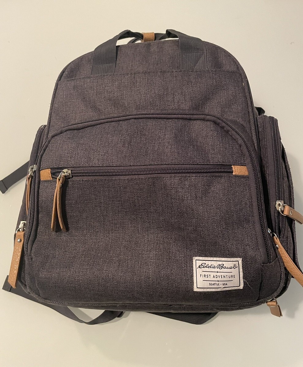 Eddie Bauer Canyon Summit Convertible Diaper Bag Backpack - Gray Eddie Bauer Canyon Summit Convertible Diaper Bag Backpack  main image 4