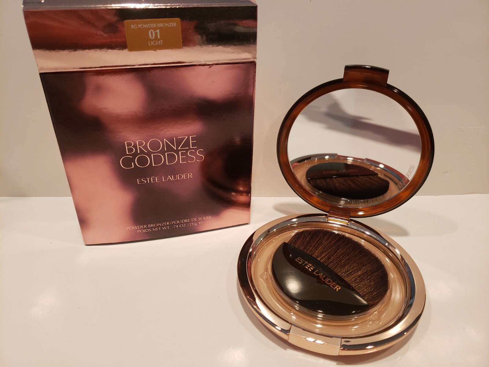 Estee Lauder Bronze Goddess Powder Bronzer 01 Light NIB eBay