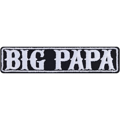 BIG PAPA Aufnäher Big Daddy Aufbügler Biker Patch sexy man Applikation