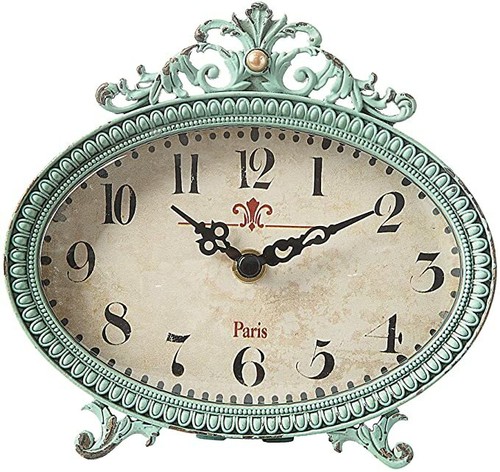 creative co-op clock green vintage look new item number da0797 | eBay