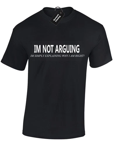 Im Not Arguing Amusing Geek Simply Explaining Why Unisex T-Shirt - Picture 6 of 9