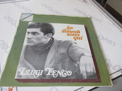 LUIGI TENCO ''WENN ICH HEUTE ABEND HIER BIN'' VINYL LP 33 Runden ORL 8056