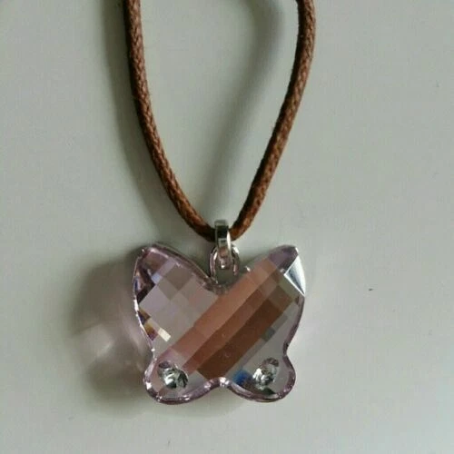Swarovski Crystal Leather Costume Necklaces & Pendants