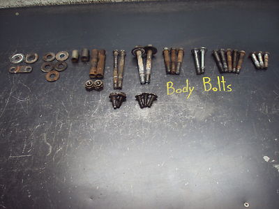 1993 93 POLARIS INDY XLT SKS SNOWMOBILE BODY BOLTS HARDWARE NUTS BOLT WASHERS