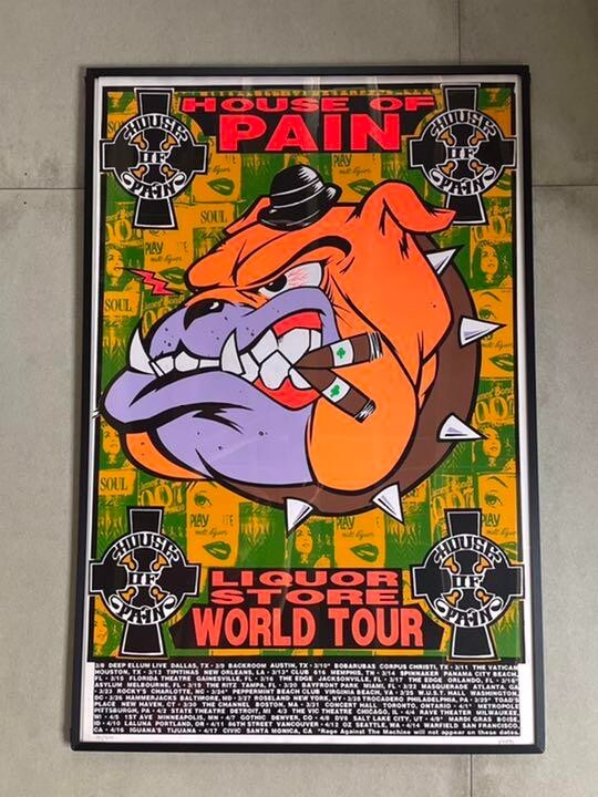 Frank Kozik 90s HOUSE OF PAIN LIQUOR STORE WORLD TOUR Poster | eBay