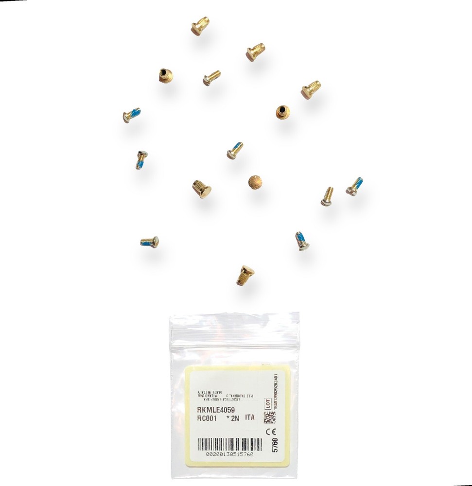 Versace VE 2214 VE 2144 Sunglasses Replacement Golden Mounting Lenses Screws Kit