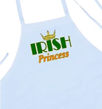 St. Patricks Day Kitchen Apron Irish Princess Cute Cooking Aprons by CoolAprons