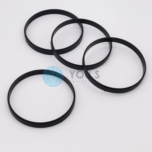 4 Anelli Di Centraggio Per Cerchi In Alluminio - Da 72,6 Mm A 64,2 Mm - Made In Germany - Qualità OEM