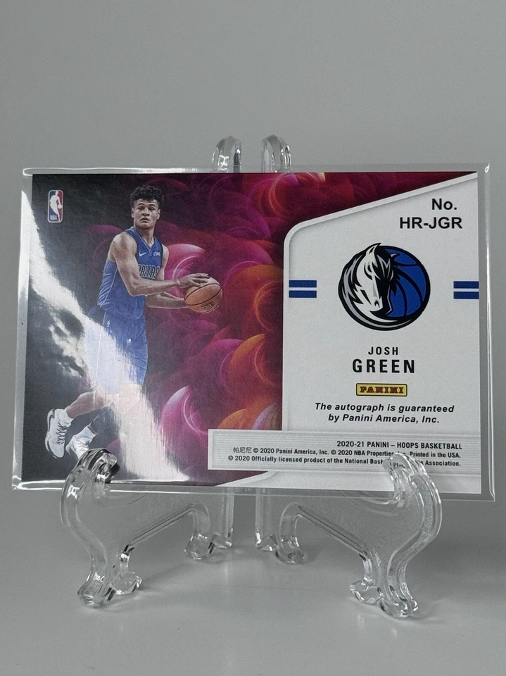 2020-21 Panini NBA Hoops - Hot Signatures Rookies #HR-JGR Josh Green (AU, RC) - Image 2 of 2
