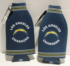 Logo Brands NFL Los Angeles Chargers Bottle Beverage Drink Sleeve Cover 2pk