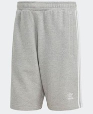 Adidas Originals Men's ADICOLOR CLASSICS 3-STRIPES Sweat Shorts Grey IA6354 h