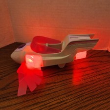 PAW Patrol Mighty Pups Charged Up SKYE Pink Deluxe Vehicle Light Sound Jet Plane